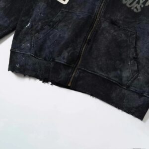 sssaintlouis graphic hoodie black