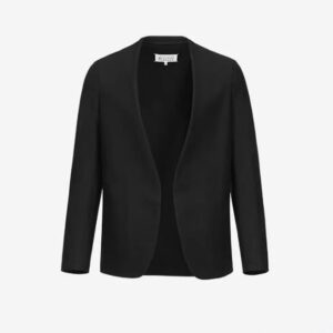 maison margiela wool blazer black