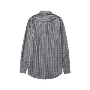 cdg play striped heart shirt multi