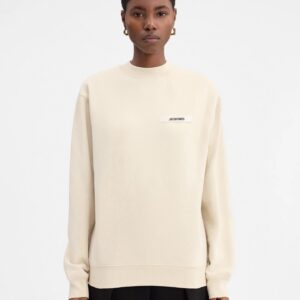 jacquemus logo embroidered sweatshirt multicolor