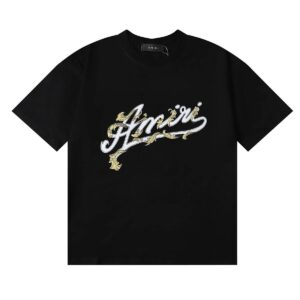 amiri logo tee multicolor