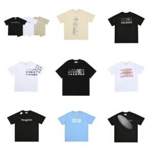 maison margiela logo tee multicolor