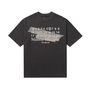 maison margiela logo tee multicolor