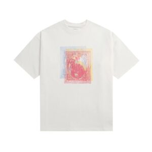 maison margiela logo tee multicolor