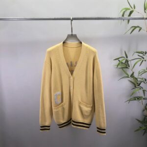 celine varsity cardigan multicolor
