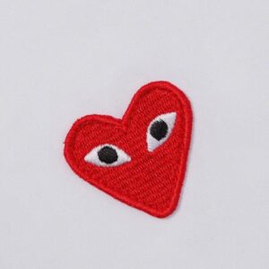 comme des garçons play heart shirt multi