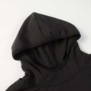 essentials patchwork letter hoodie black/grey