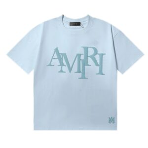 amiri logo printed t shirt multi