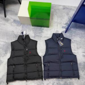 ralph lauren down vest black