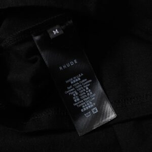 rhode sailboat print t shirt black