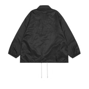 fear of god coach jacket black