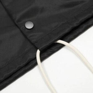 fear of god coach jacket black