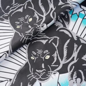 amiri black leopard t shirt multi