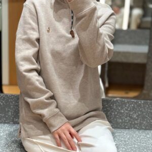 ralph lauren wool half zip sweater multicolor