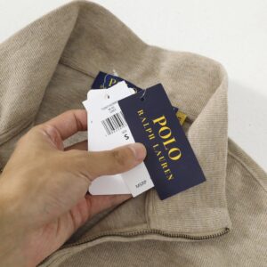 ralph lauren wool half zip sweater multicolor