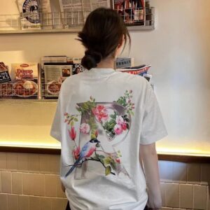 represent floral print t shirt multicolor