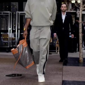 fog suede joggers multicolor