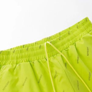 represent logo print shorts multicolor