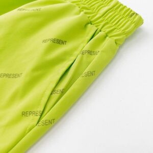 represent logo print shorts multicolor