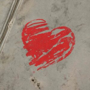 sssaintlouis graffiti hoodie grey