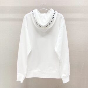 maison margiela hoodie white