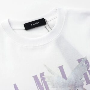 amiri crane printed t shirt multicolor