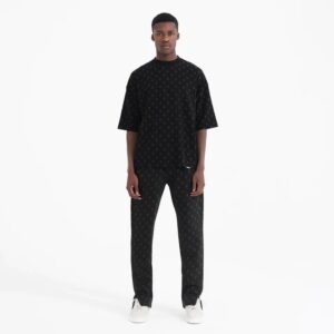 represent beige multi print tee