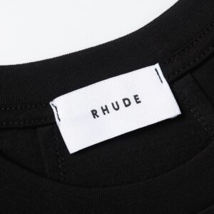 rhode sailboat print t shirt black