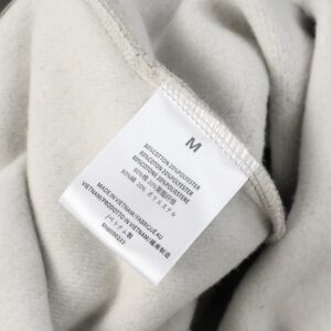 essentials patchwork letter hoodie black/grey