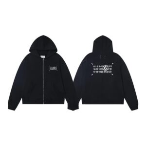 maison margiela mm6 unisex zip hoodie multi color