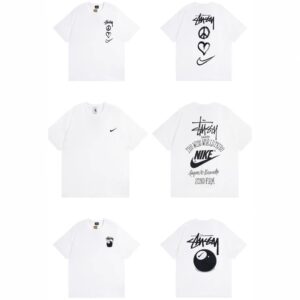 nike x stüssy tee multi color