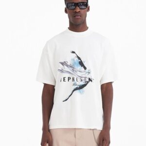 represent abstract print tee multicolor