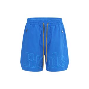 rhode embroidered drawstring shorts multicolor