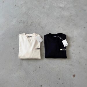 jacquemus logo embroidered sweatshirt multicolor