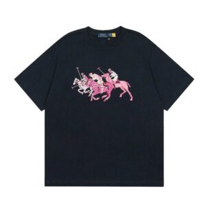 ralph lauren color polo embroidery tee