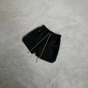 rhode embroidered drawstring shorts multicolor