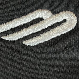 balenciaga embroidered logo tracksuit black