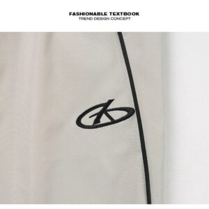 2025 relaxed straight leg sweatpants black/white​