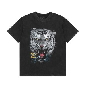 represent tiger graphic washed tee multi