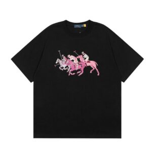ralph lauren color polo embroidery tee
