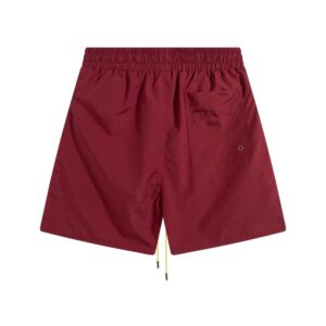 rhude embroidered elastic shorts multicolor