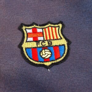 travis scott painted and embroidered hoodie brown