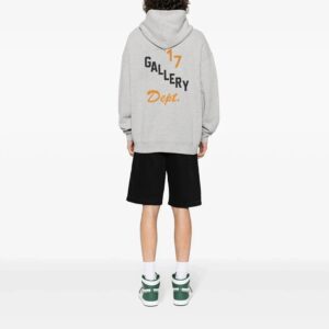 gallery dept boxing graphic hoodie gray/black
