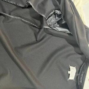 maison margiela wool blazer black