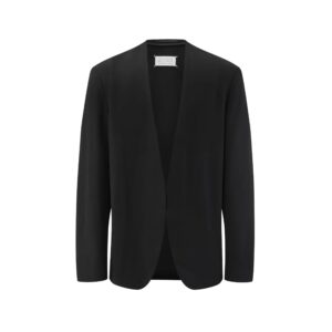maison margiela wool blazer black