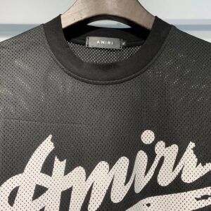 amiri breathable mesh set black white