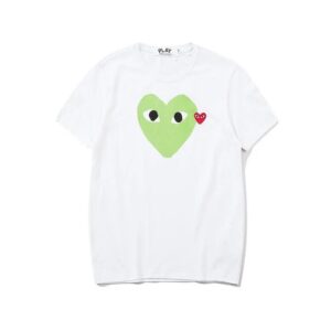cdg play colorful hearts tee multi