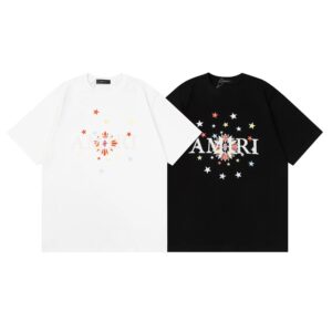 amiri graphic t shirt multi