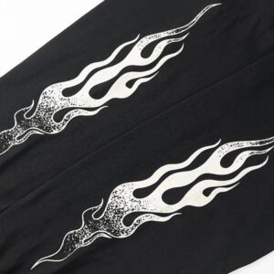 gallery dept flame sleeve tee black