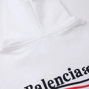 balenciaga wave embroidery hoodie multi color